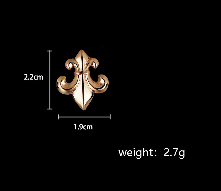Fashion Anchor Alloy Plating Collar Pin