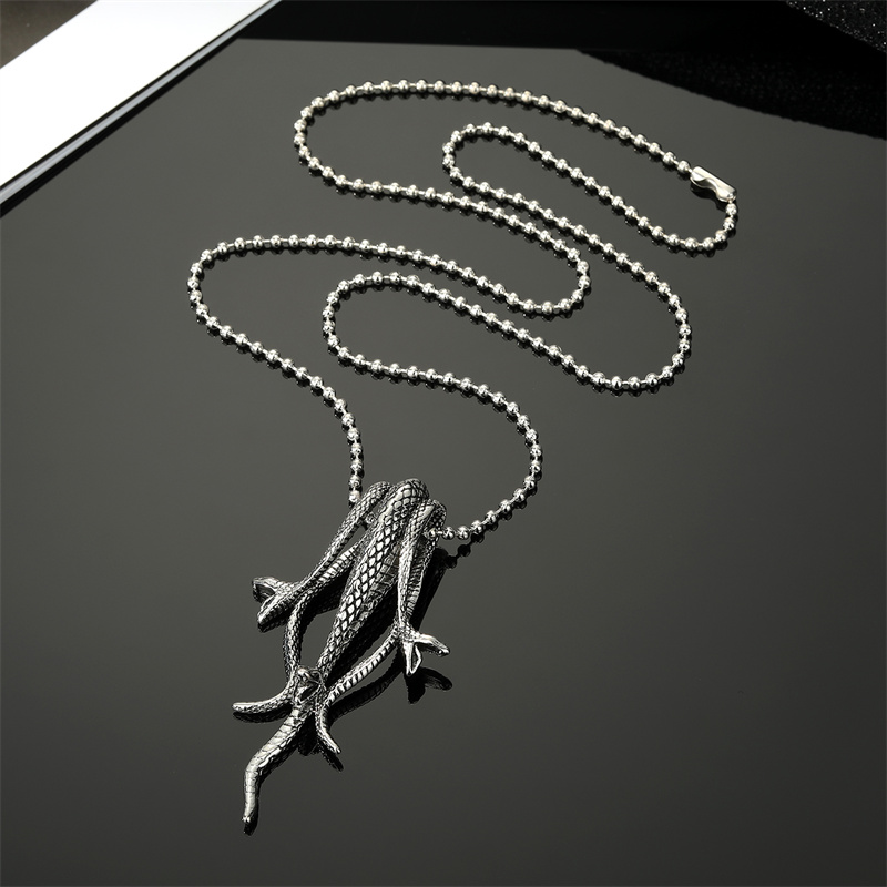 INS Style Punk Gossip Animal Axe Alloy Plating Alloy Pendant Necklace 1 Piece