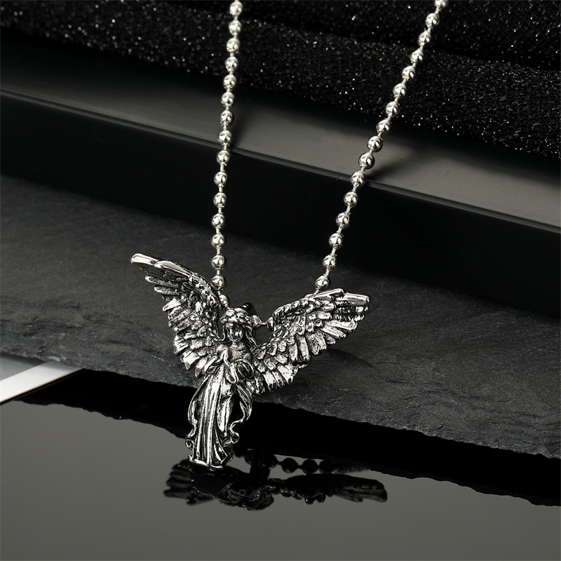 Punk Cross Dice Skull Alloy Plating Alloy Pendant Necklace 1 Piece