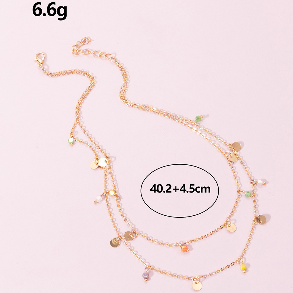 Fashion Geometric Metal Plating Necklace 1 Piece