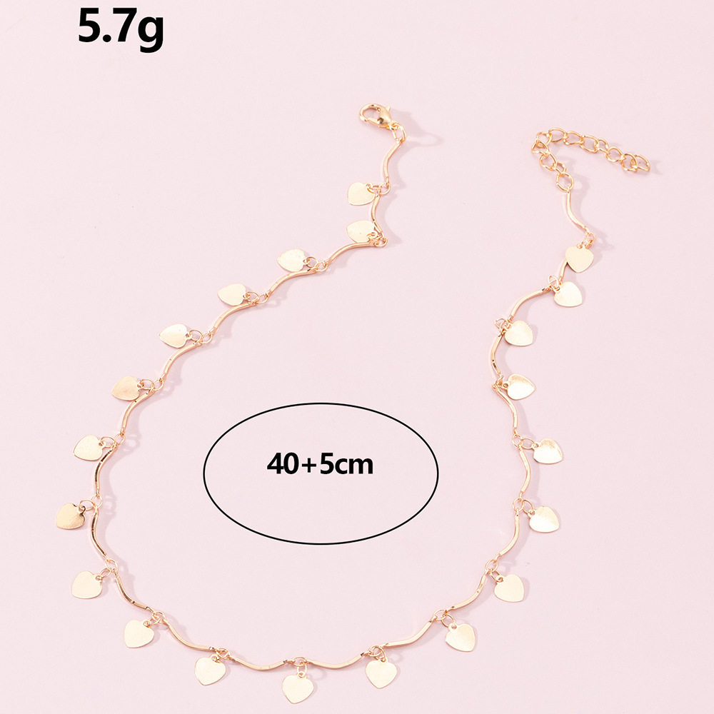 Fashion Geometric Metal Plating Necklace 1 Piece