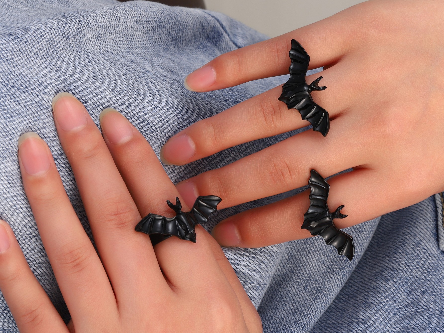 Novelty Bat Alloy Plating Alloy Open Ring