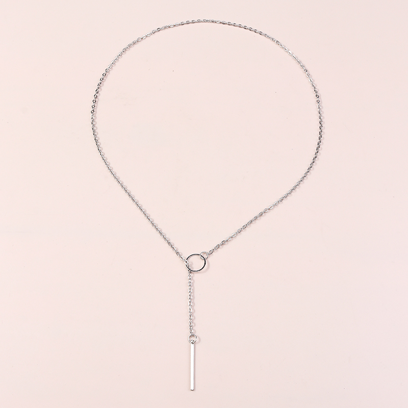 Fashion Circle Alloy Necklace 1 Piece