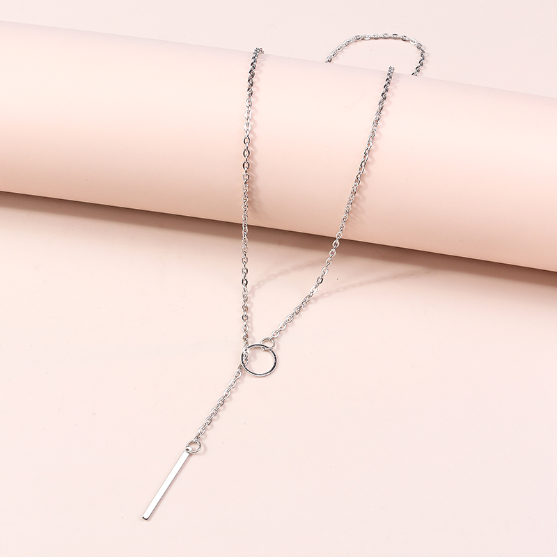 Fashion Circle Alloy Necklace 1 Piece