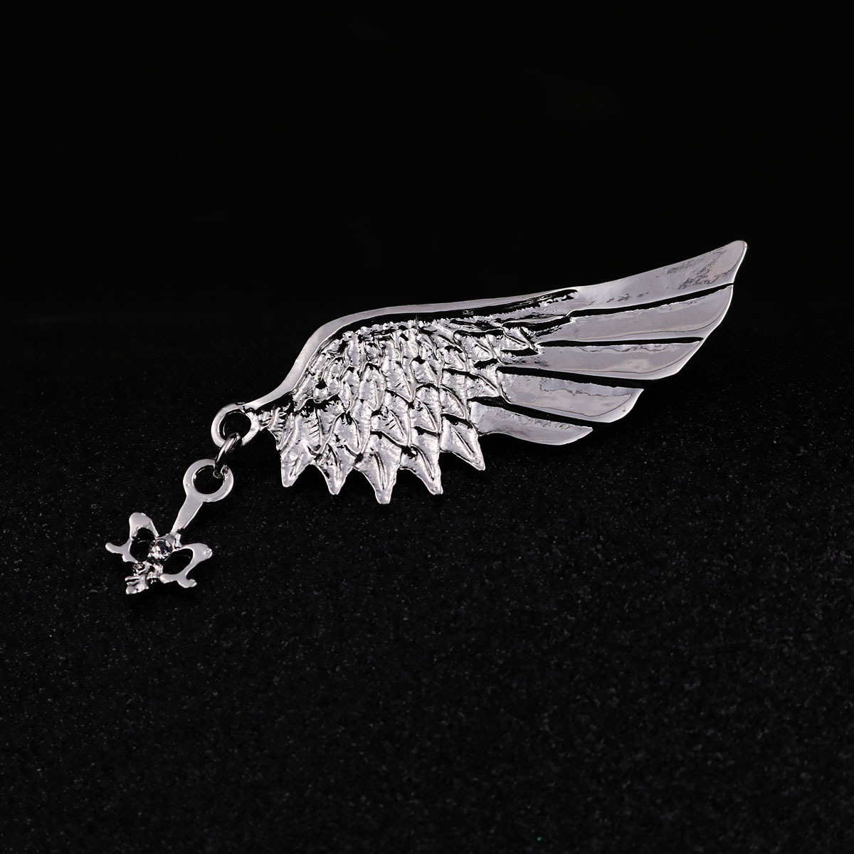Classic Style Angel Wings Alloy Inlay Rhinestones Brooches