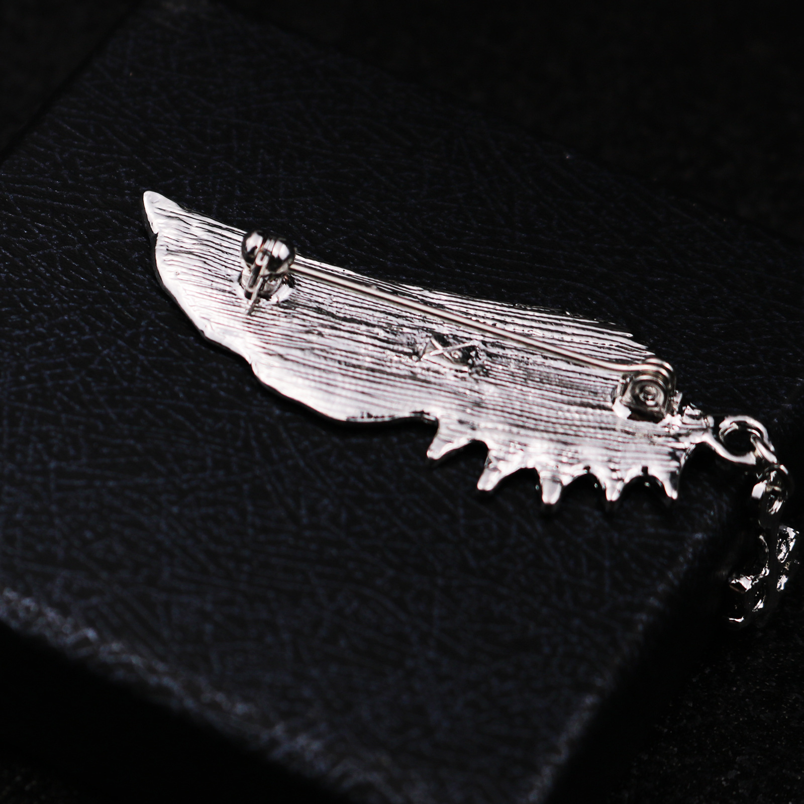 Classic Style Angel Wings Alloy Inlay Rhinestones Brooches