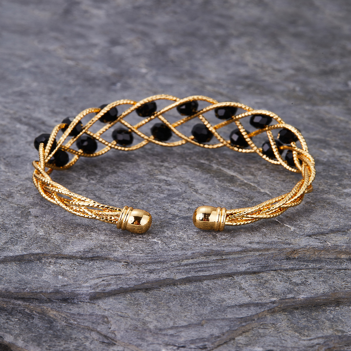Retro Irregular Copper Bangle Hollow Out Copper Bracelets