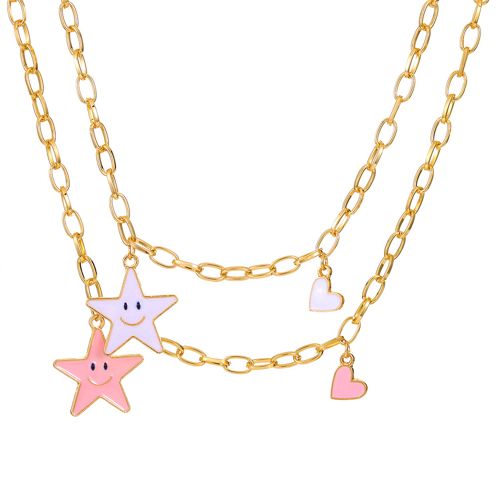 Cute Star Alloy Plating Necklace 1 Piece