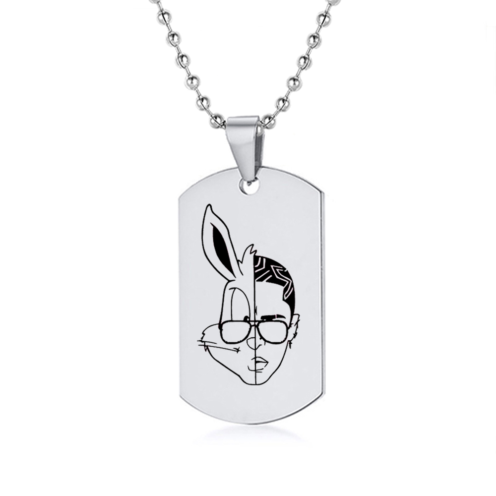 Cute Rabbit Stainless Steel Necklace Plating Titanium Steel Stainless Steel Necklaces