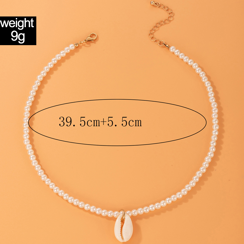 Fashion Geometric Imitation Pearl Alloy Inlay Artificial Rhinestones Choker