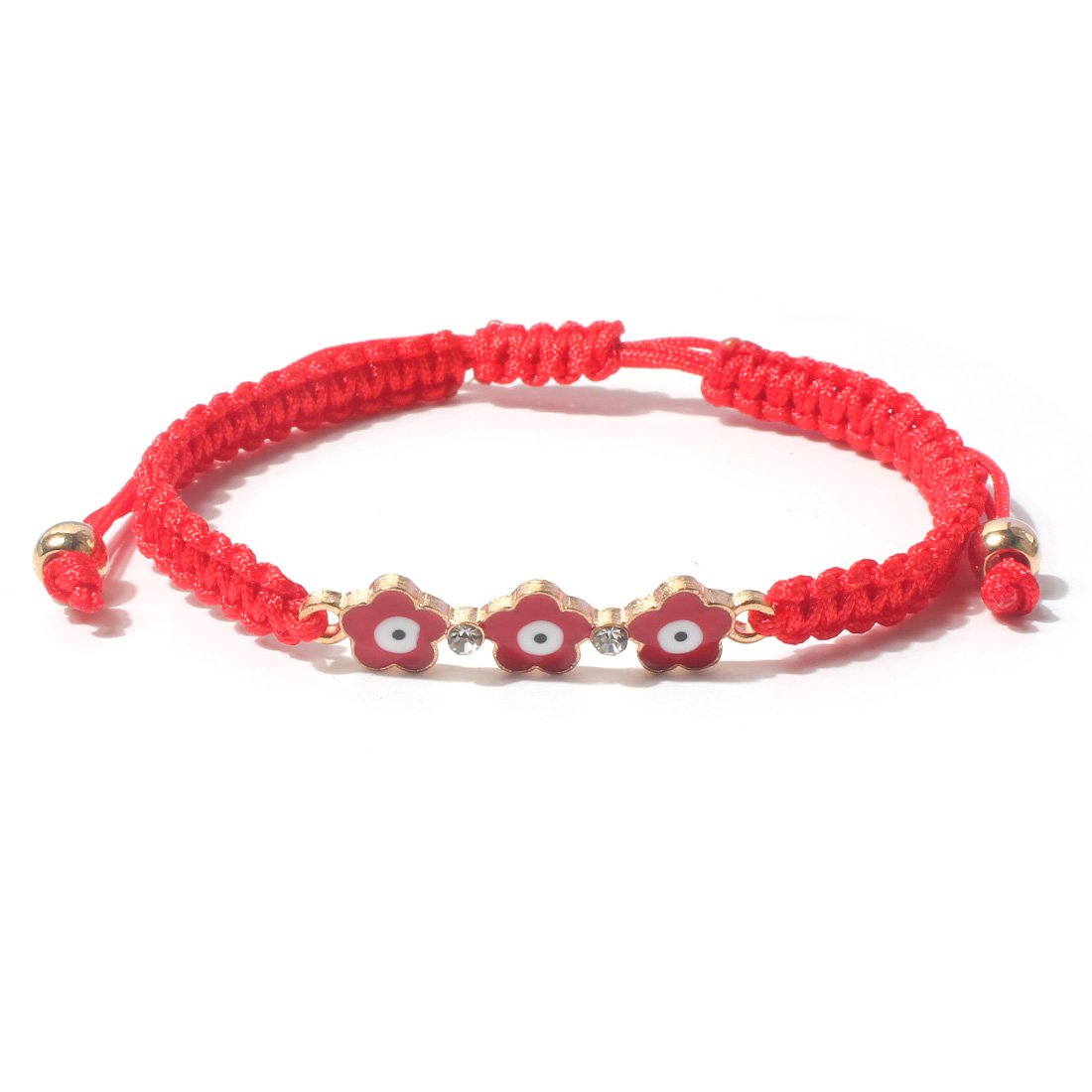 Fashion Devilu0027S Eye Alloy Fabric Bracelets 1 Piece