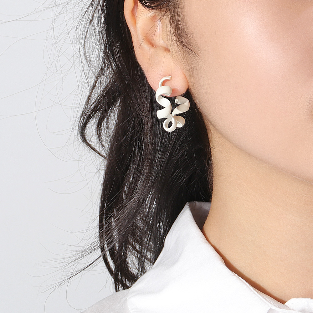 Simple Style Round Alloy Hoop Earrings