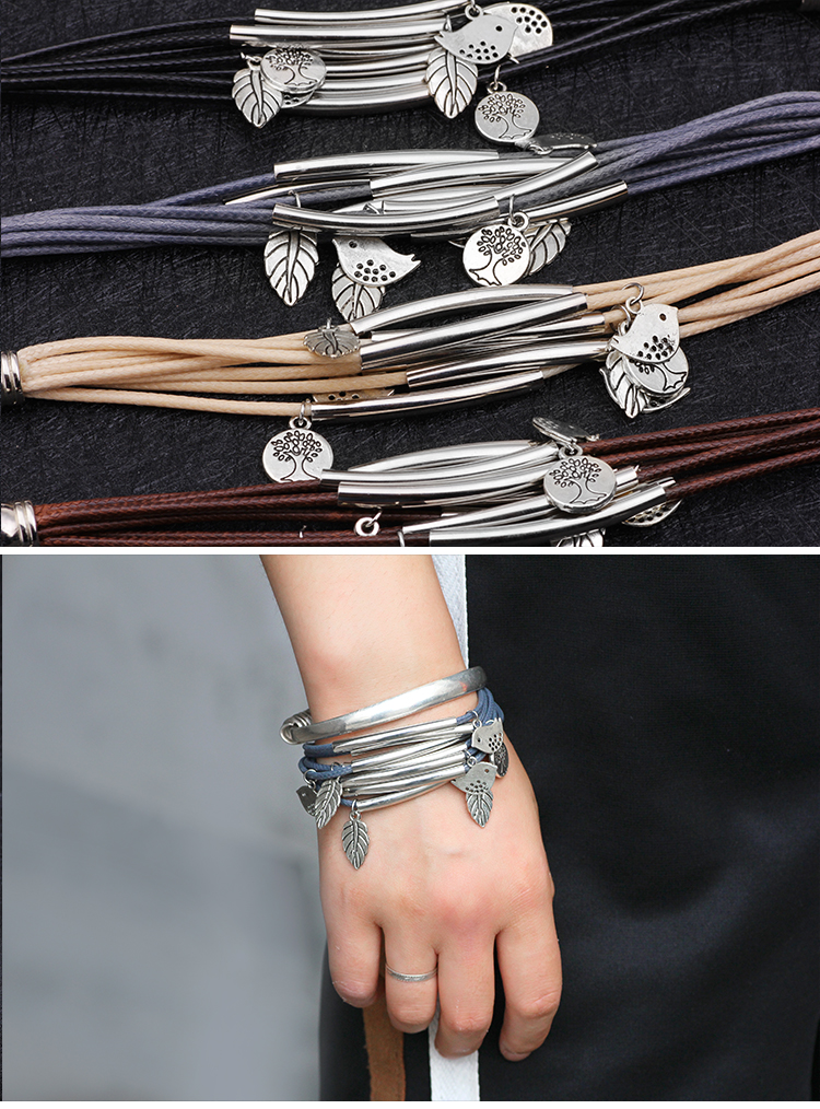 Elegant Animal Alloy Tassel Bracelets