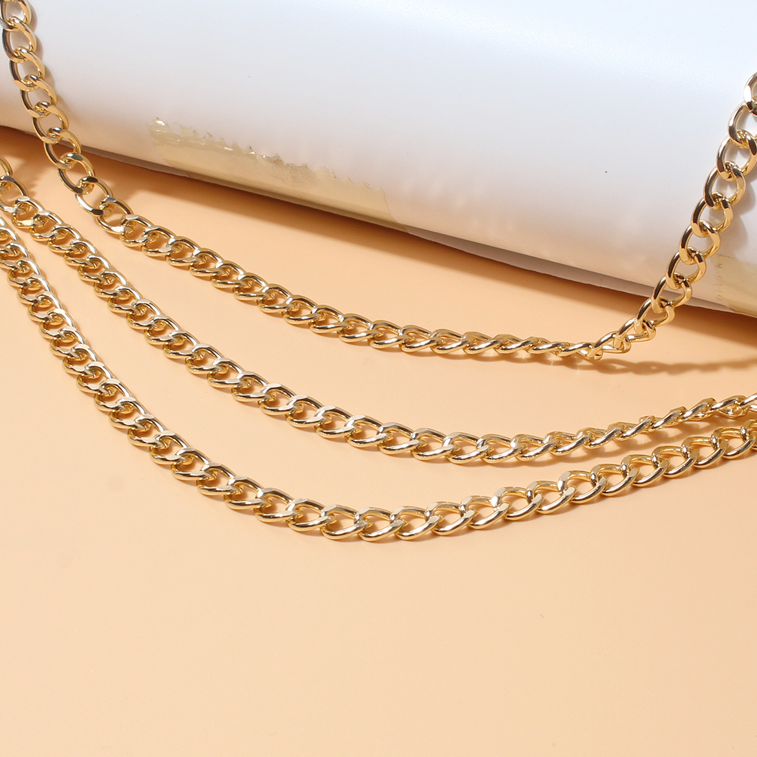 Fashion Geometric Alloy Plating Waist Chain