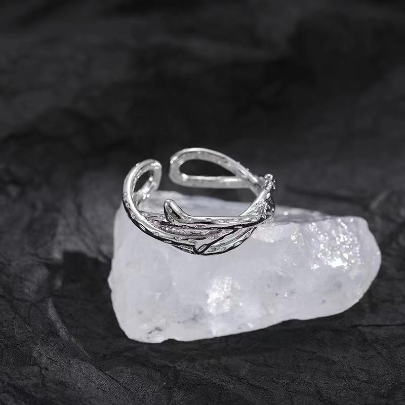 Fashion Rose Alloy Open Ring