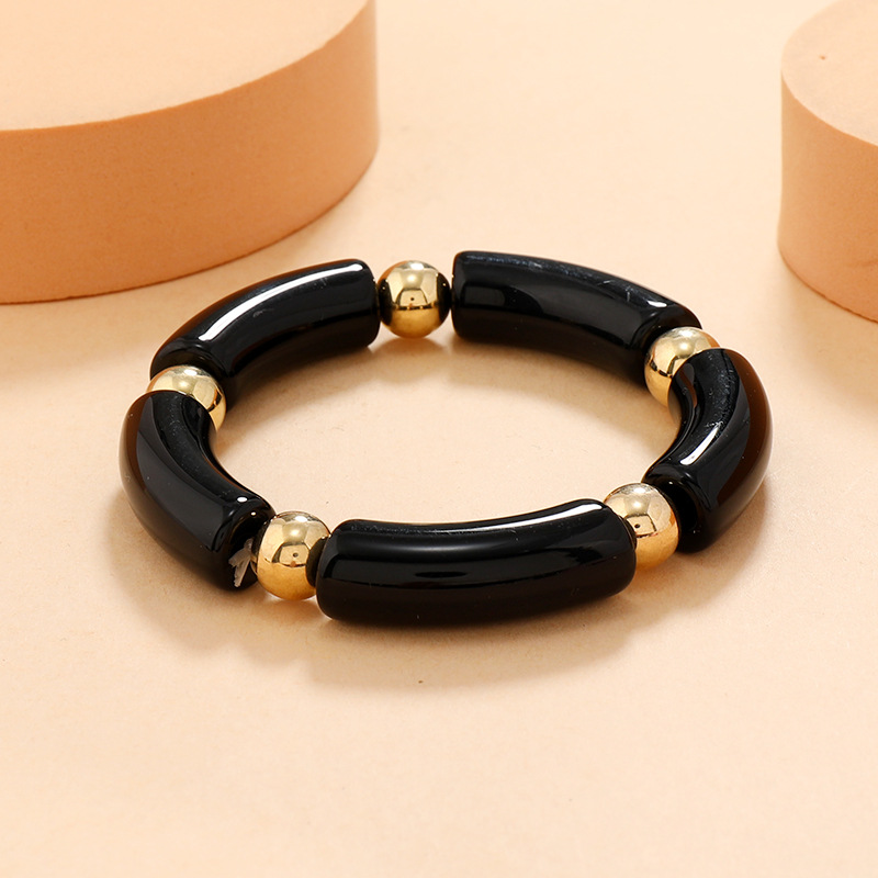 Fashion Geometric Arylic Color Matching Other Bangle 1 Piece