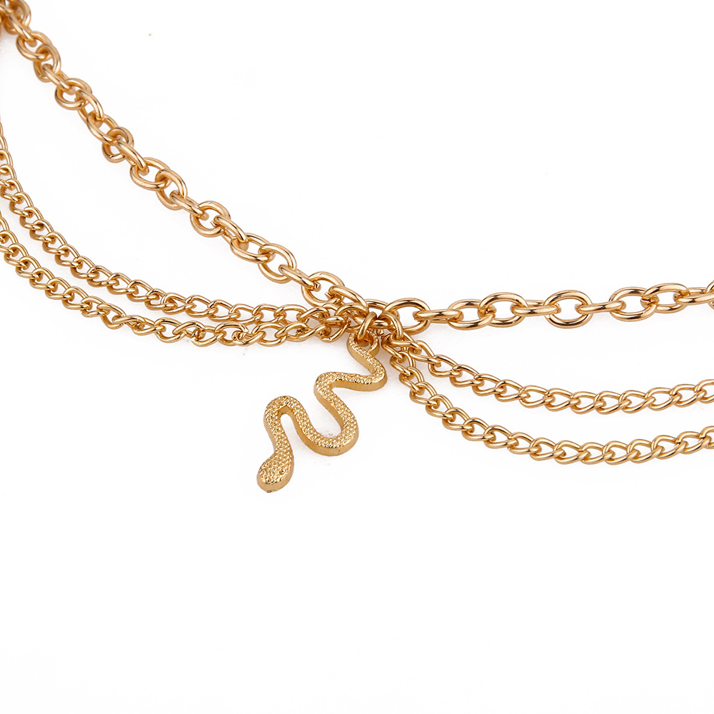 Fashion Snake Alloy Plating Anklet