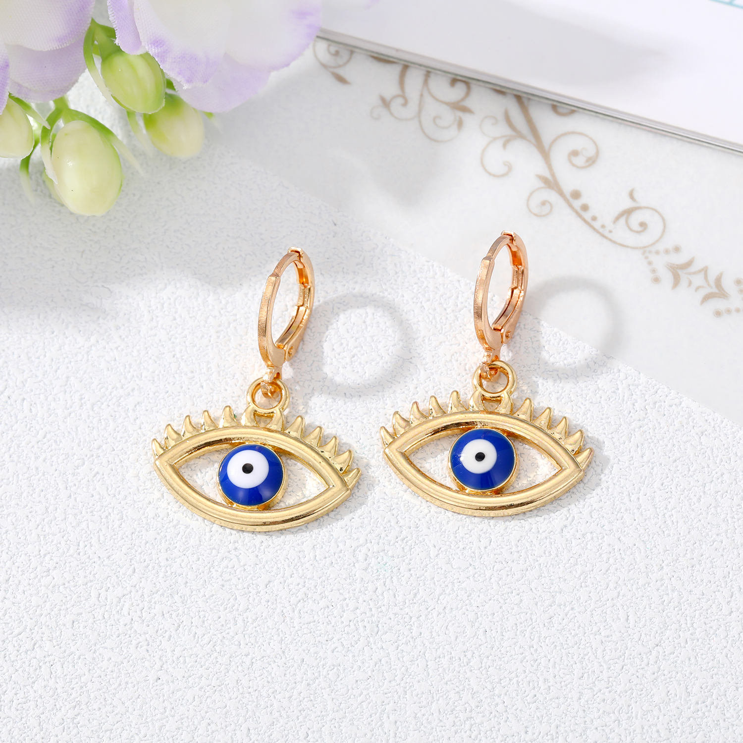 Retro Devilu0027S Eye Alloy Plating Earrings 1 Piece