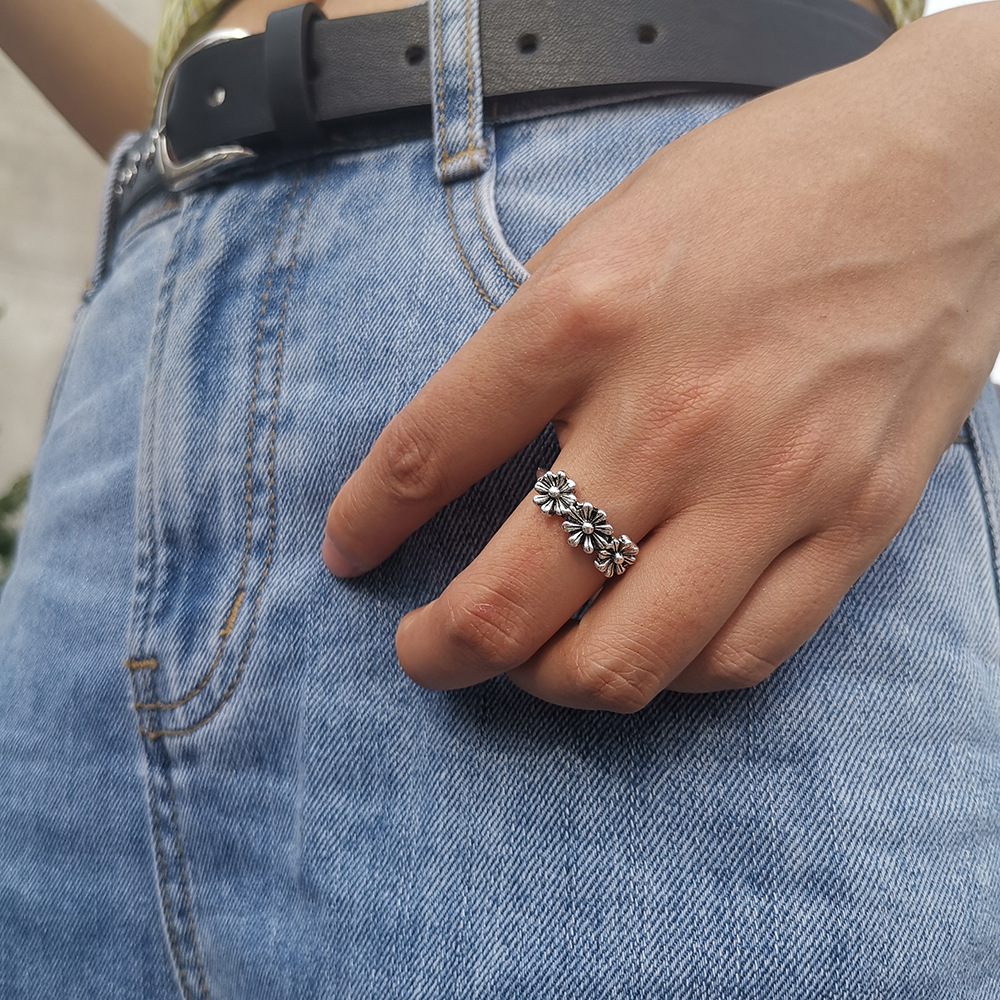Gothic Poker Skull Alloy Rings