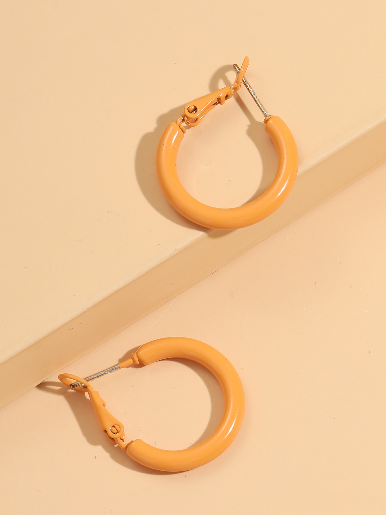 Fashion Round Alloy Hoop Earrings