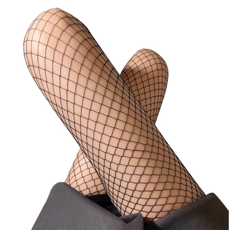 Womenu0027S Sexy Solid Color Spandex Hollow Out Socks