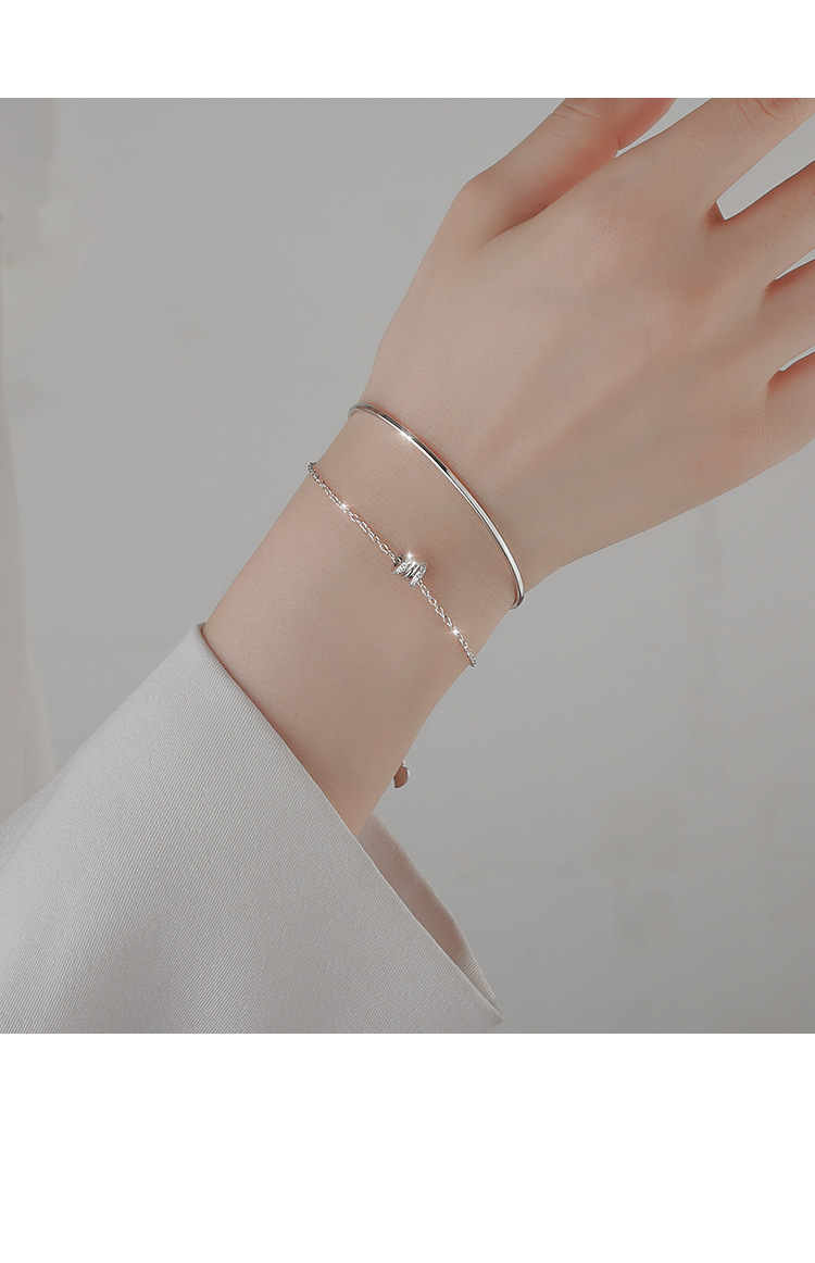 INS Style Geometric Alloy Plating Bracelets