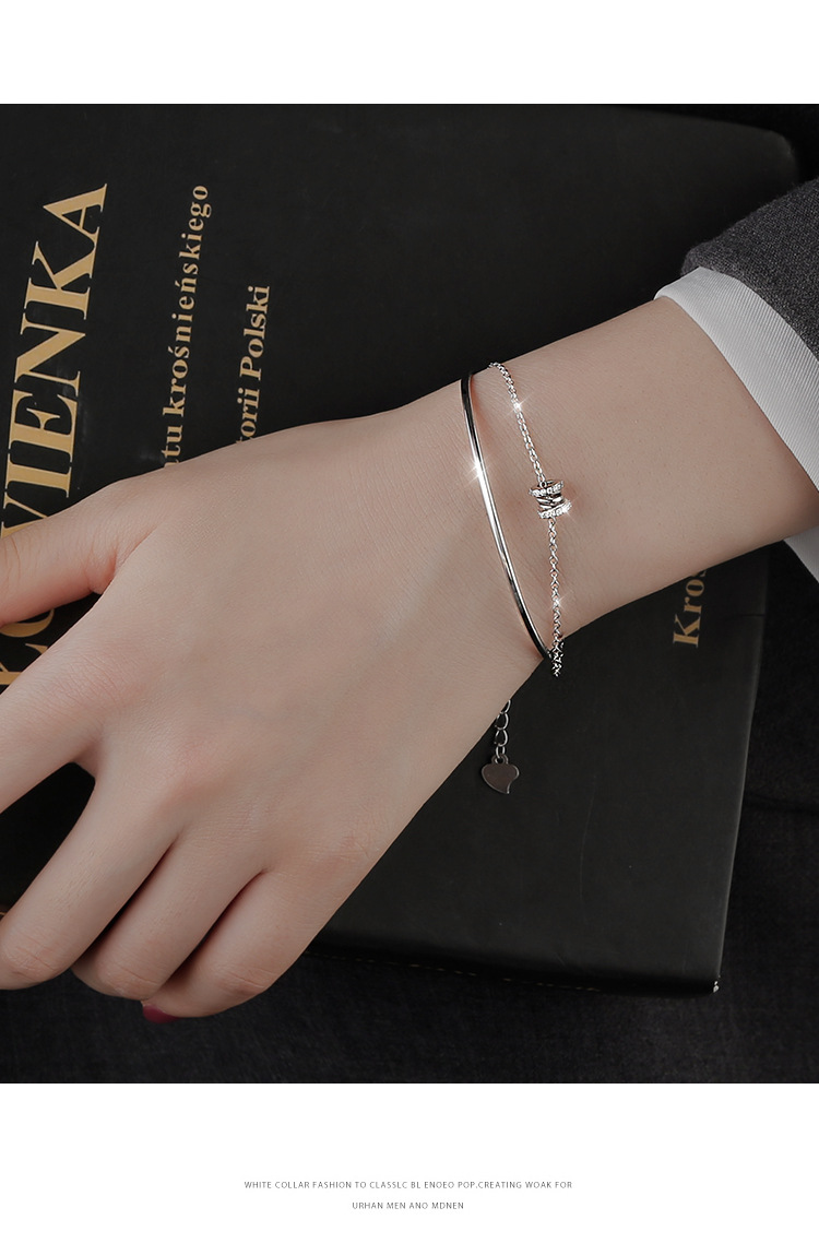 INS Style Geometric Alloy Plating Bracelets