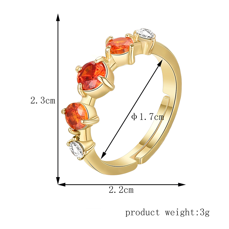 Fashion Geometric Alloy Inlay Rhinestone Rings