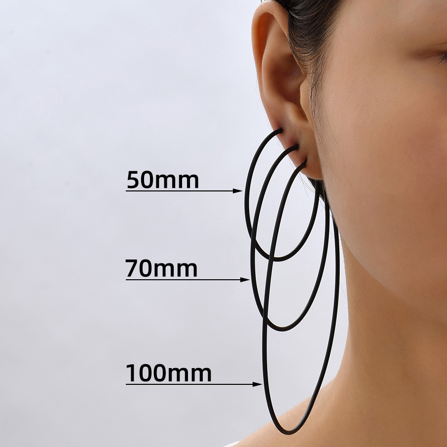 Modern Style Geometric Alloy Earrings 1 Pair