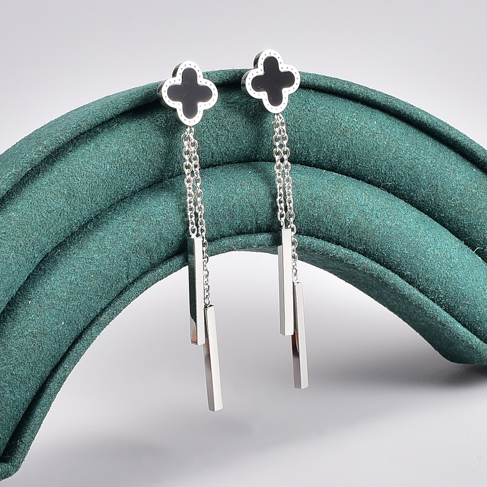 Fashion Titanium Steel Drop Earrings Plating Stainless Steel Earrings