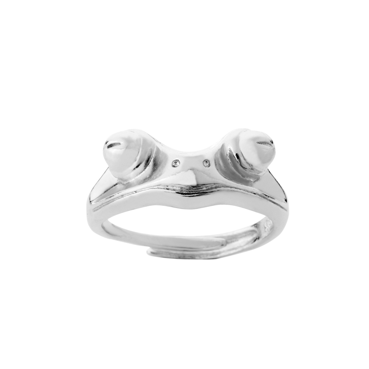 Retro Animal Heart Shape Snake Alloy Plating Rings 1 Piece