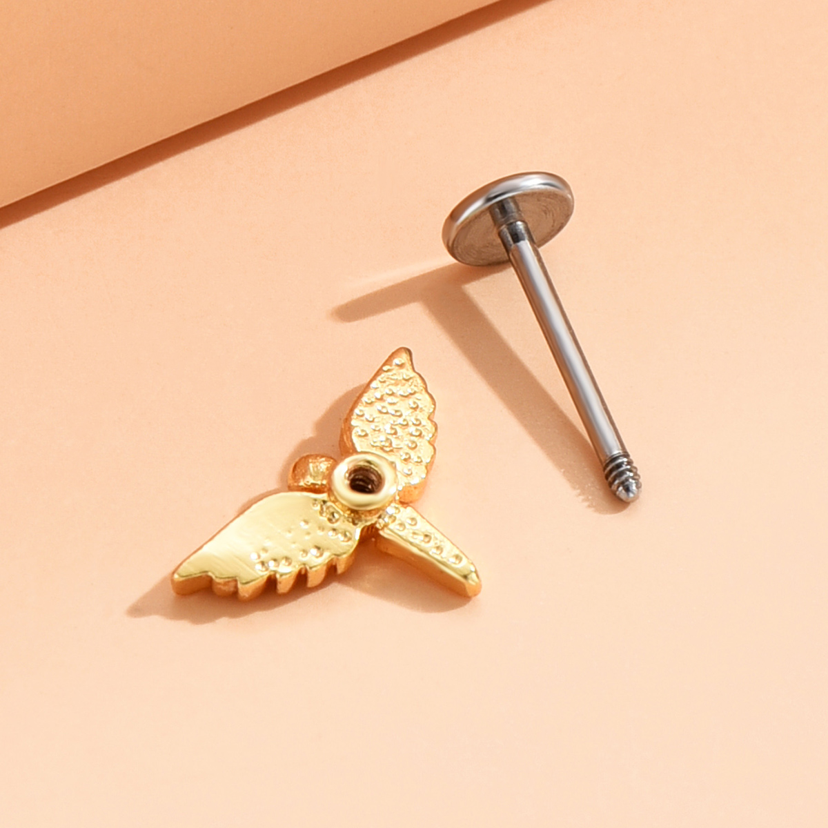 Fashion Bird Alloy Plating Tongue Nail