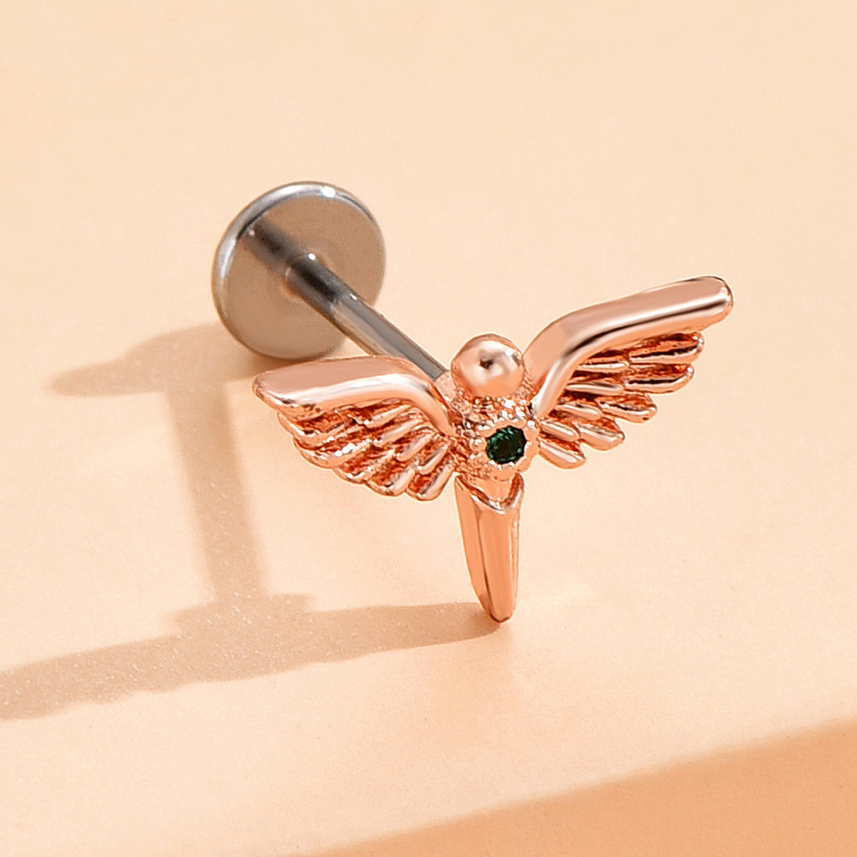 Fashion Bird Alloy Plating Tongue Nail