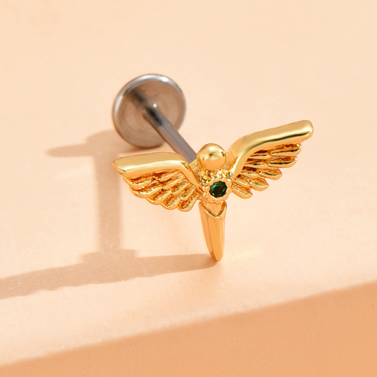 Fashion Bird Alloy Plating Tongue Nail