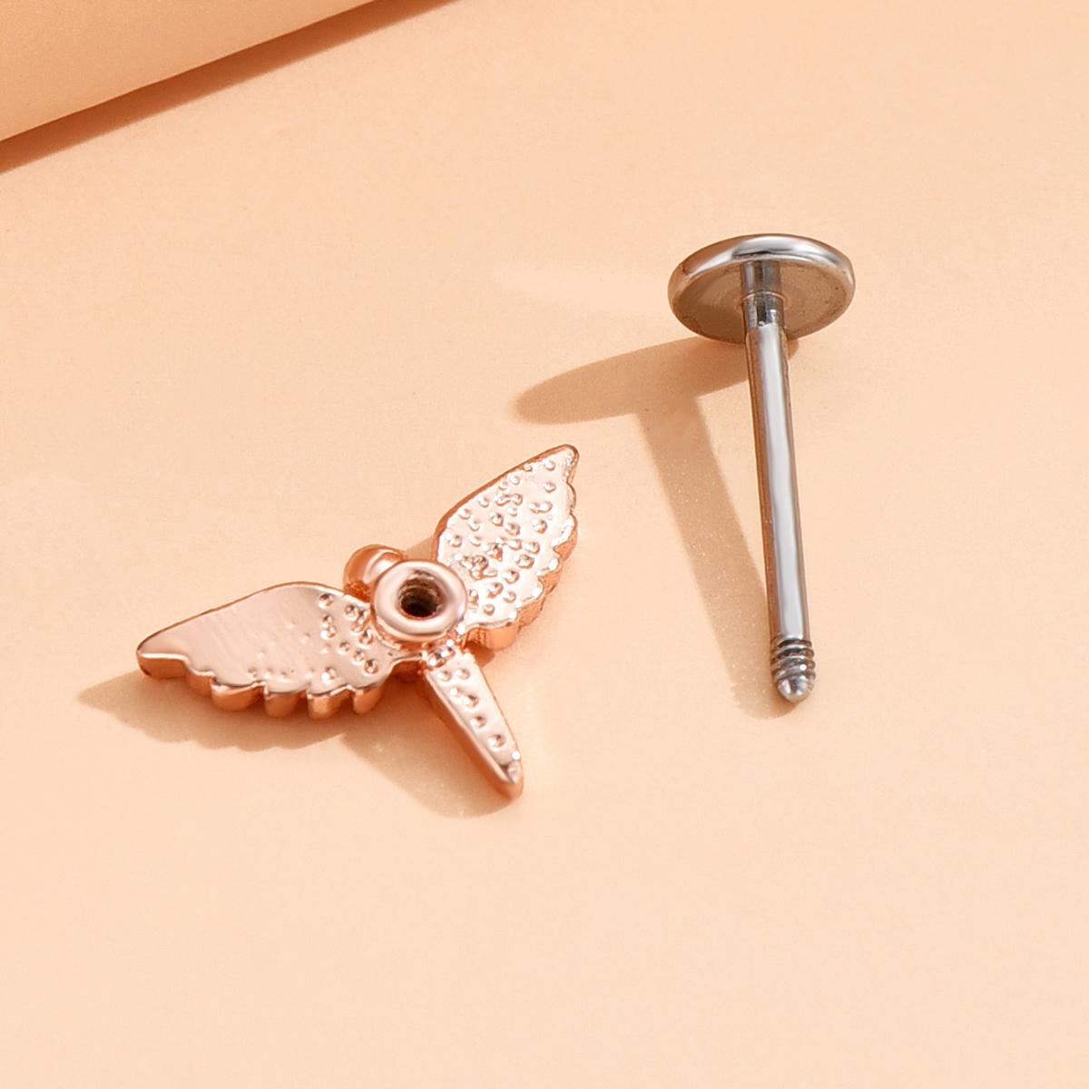 Fashion Bird Alloy Plating Tongue Nail