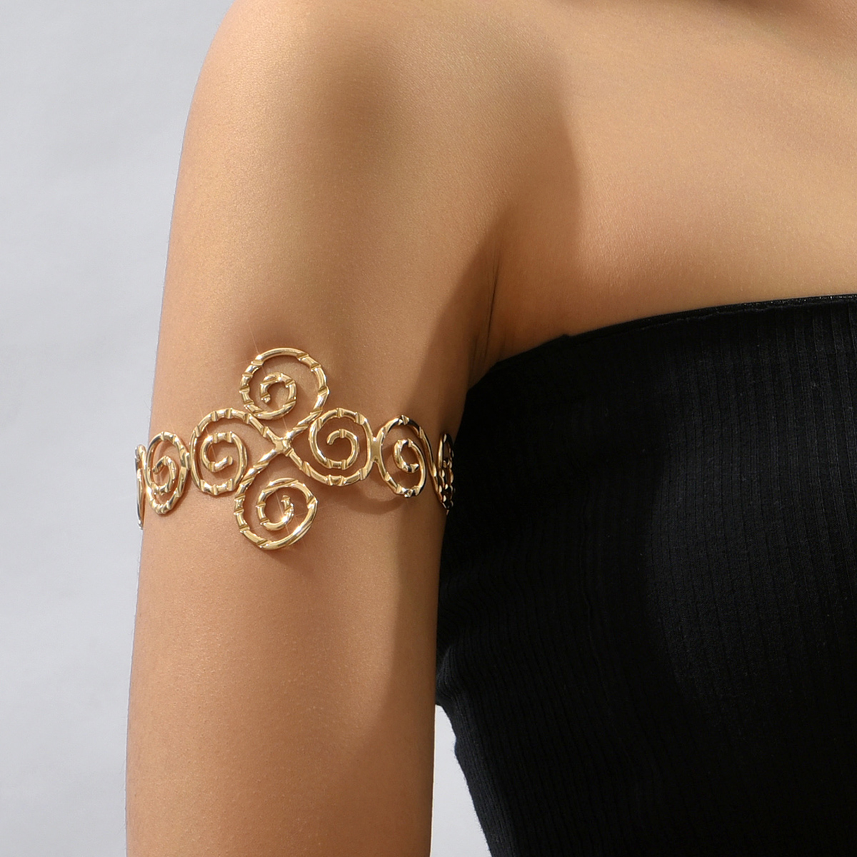 Fashion Geometric Alloy Plating arm bracelet