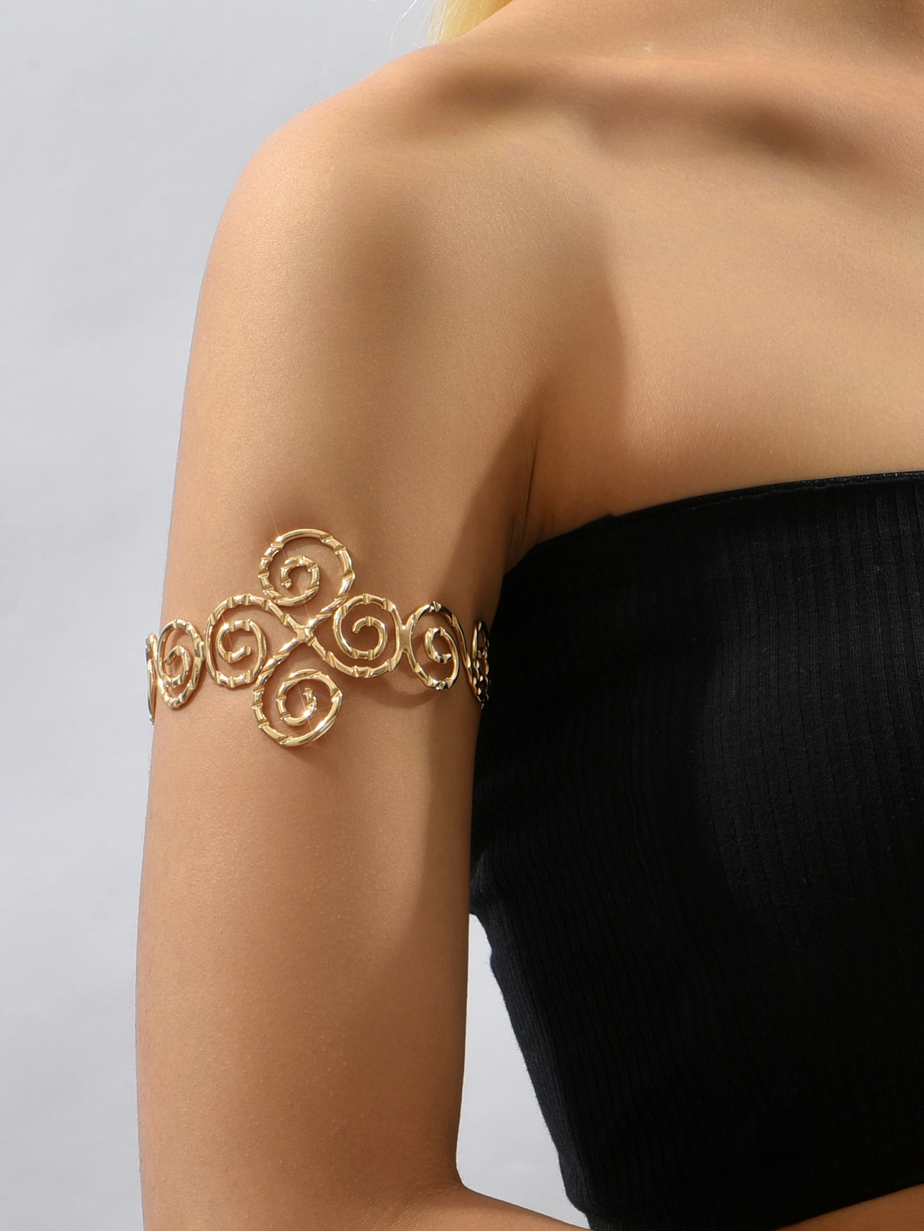 Fashion Geometric Alloy Plating arm bracelet