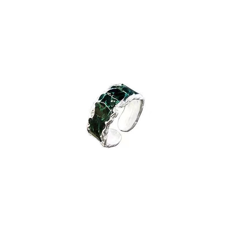 Hip-Hop Geometric Alloy Irregular Open Ring 1 Piece