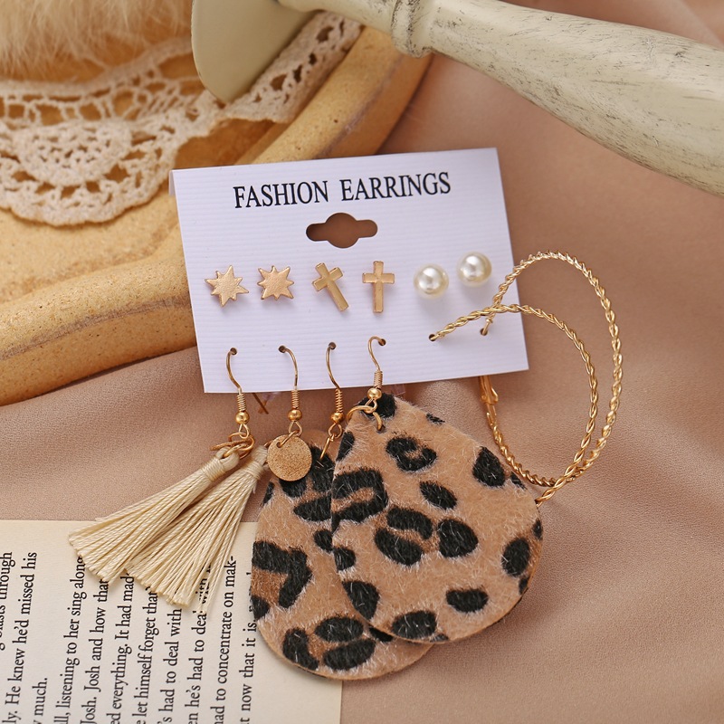 Fashion Solid Color Alloy Plating Earrings 1 Set