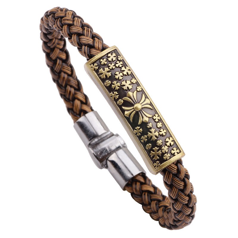 Punk Solid Color Alloy Bracelets